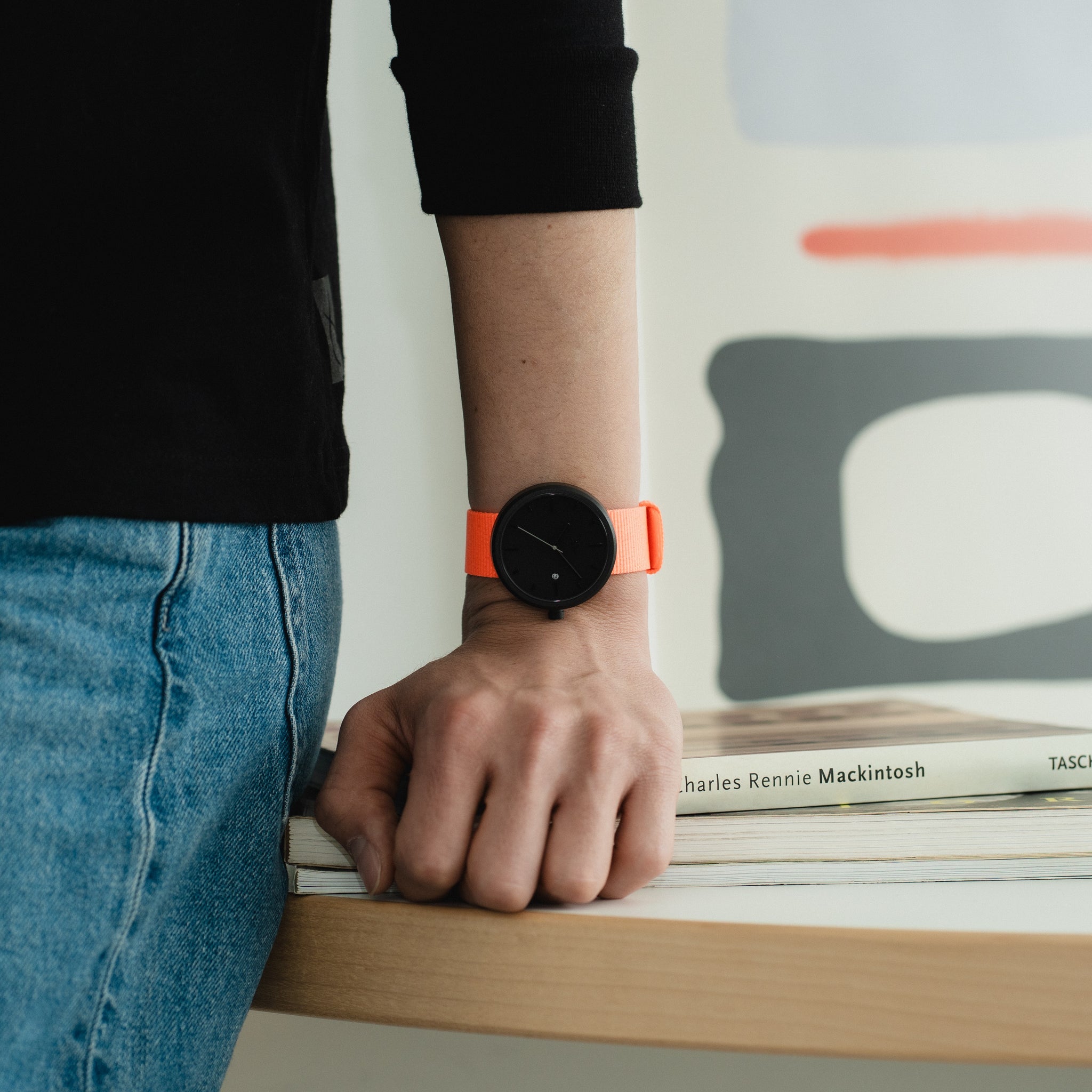 YOT WATCH 40mm Neon Orange / BK