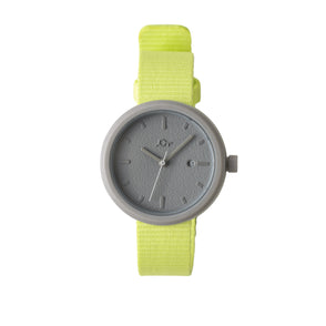 YOT WATCH 32mm　Neon Yellow Green/Gray